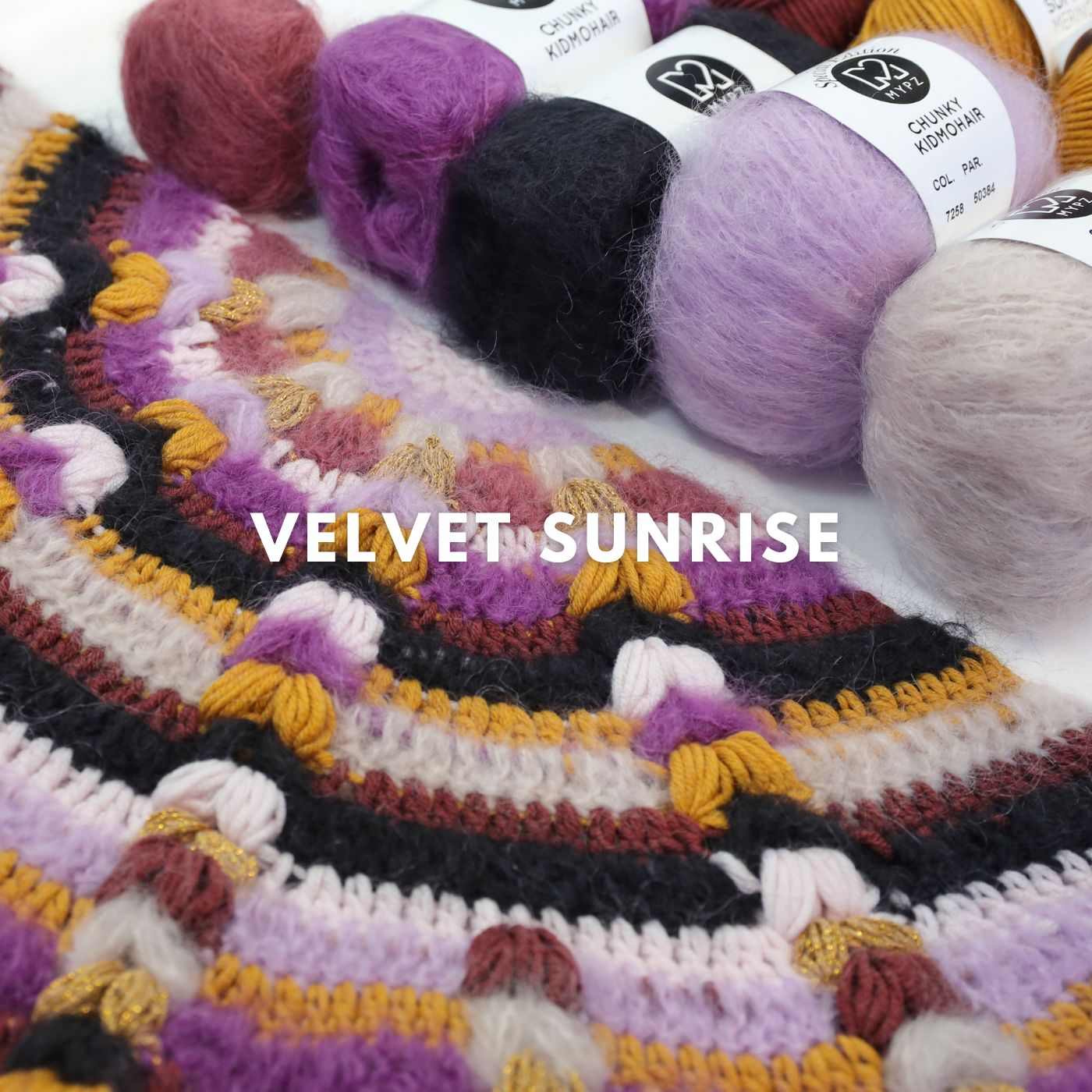 Crochet pattern - MYPZ Boho shawl (ENG-NL-DE-FR-ES)