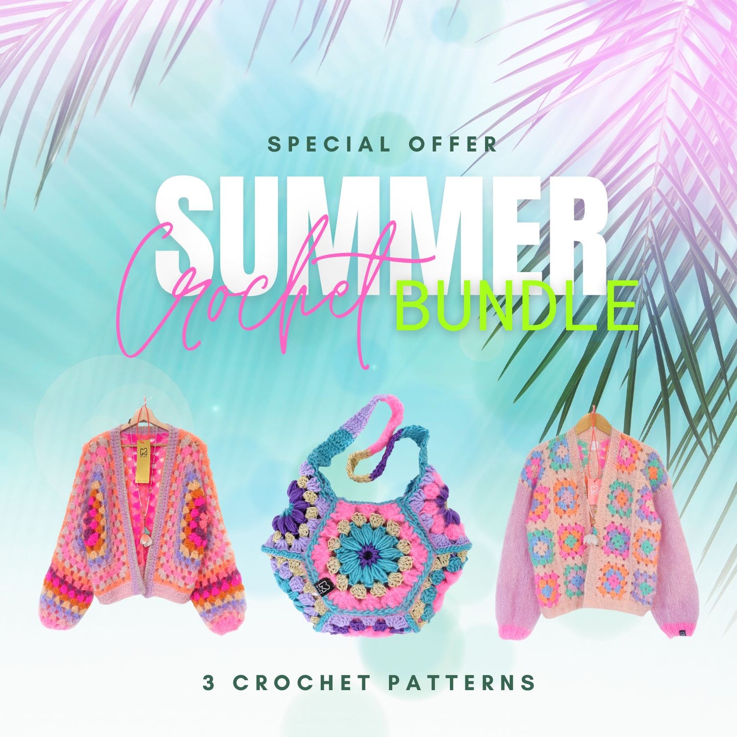 π Summer crochet bundle (ENG-NL-DE)