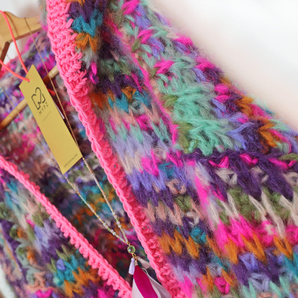 Breipakket – MYPZ Chunky Mohair Rib Vest Confetti No.12 (ENG-NL)