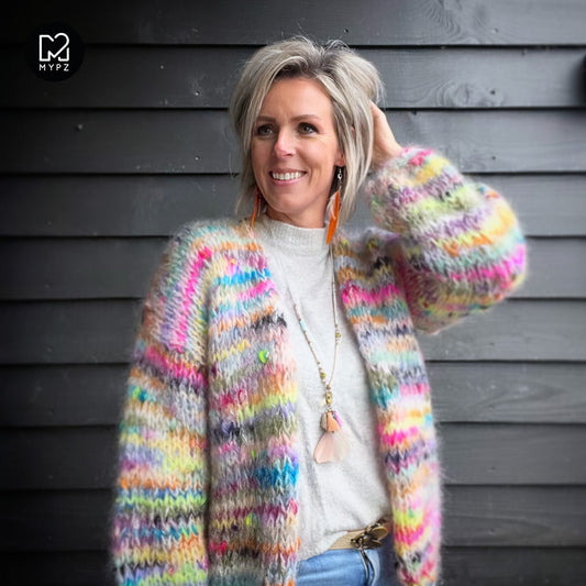 Breipatroon – MYPZ Chunky Mohair Vest Scrap No.15 (ENG-NL)