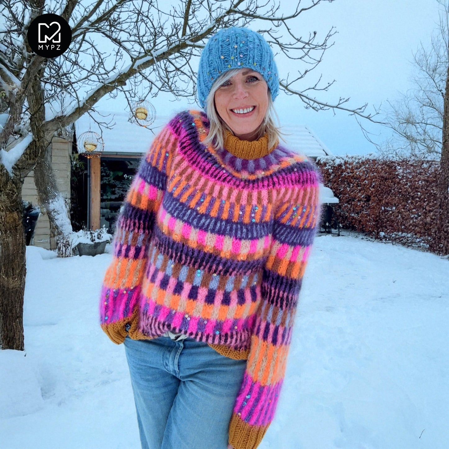 Breipakket – MYPZ top-down sweater Boho Firefly No6 (ENG-NL-DE)