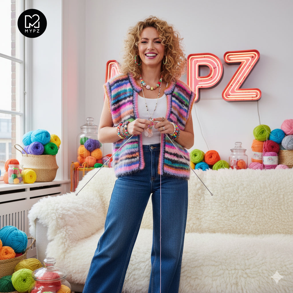 Breipatroon - MYPZ gilet Funkytown no6 (ENG-NL)
