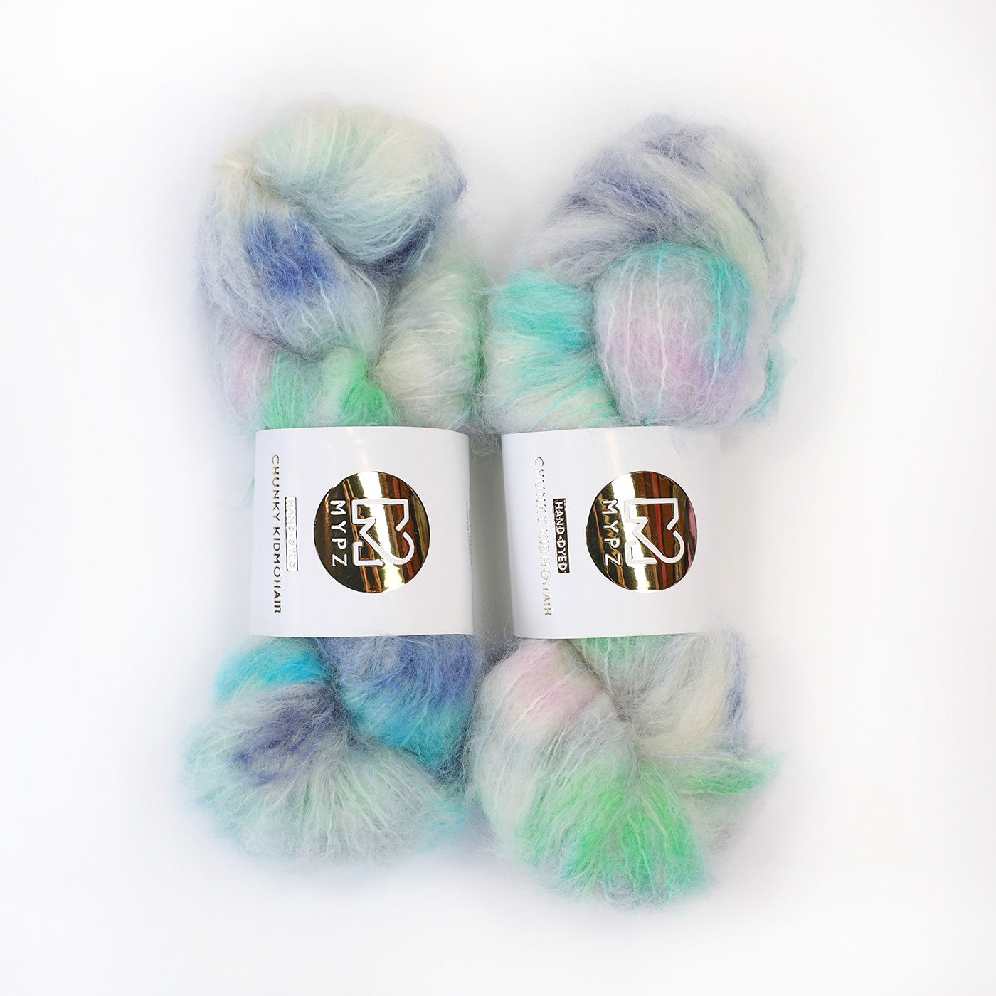 MYPZ Chunky kidmohair DK – handgeverfd Blue Lagoon