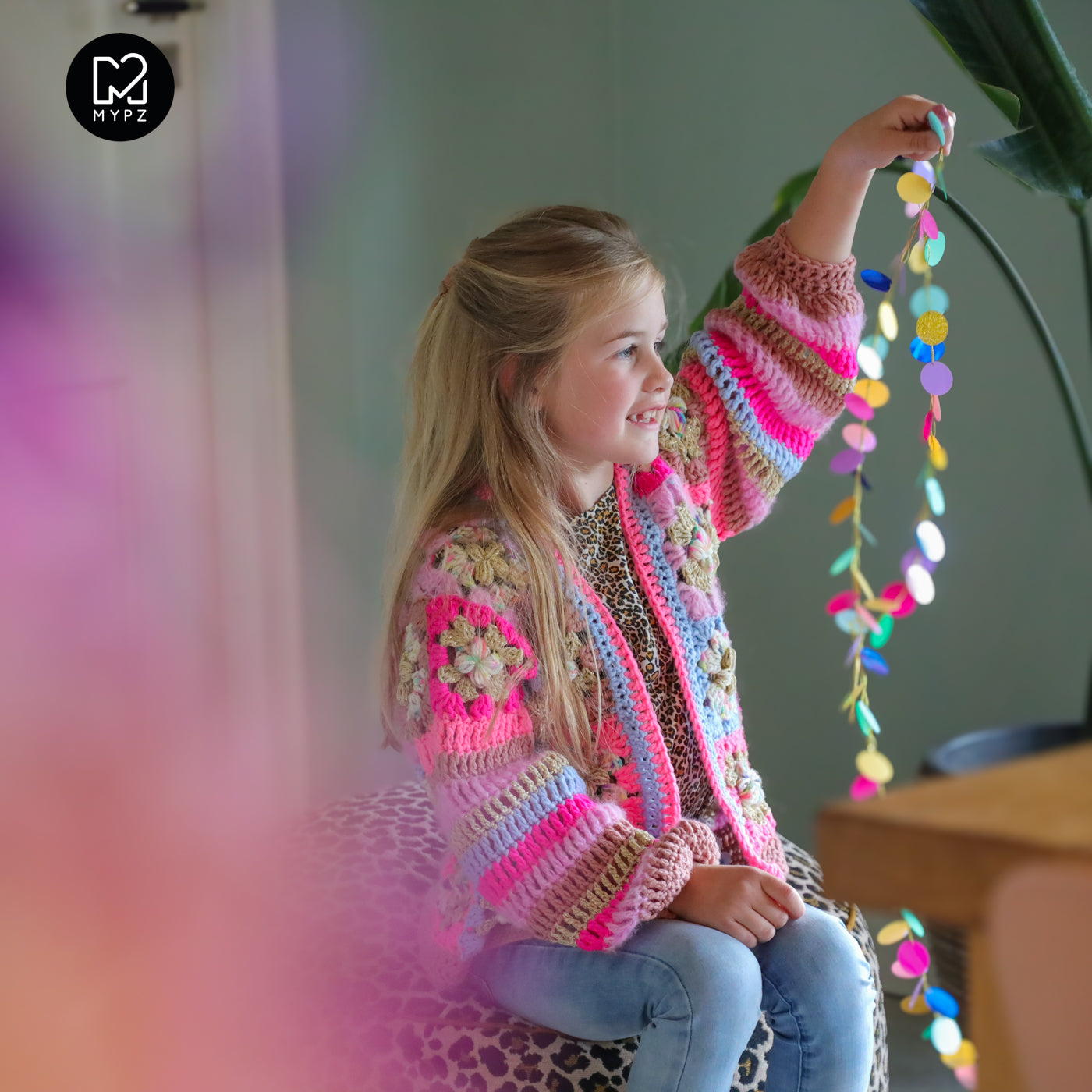 Haakpakket - Flowergranny vestje Fusion voor kinderen