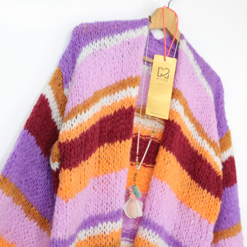 Knitting kit – MYPZ Light Alpaca Cardigan Sweet Hugs No10 (ENG-DE-NL-ES-FR-IT-DA-SV-NO)