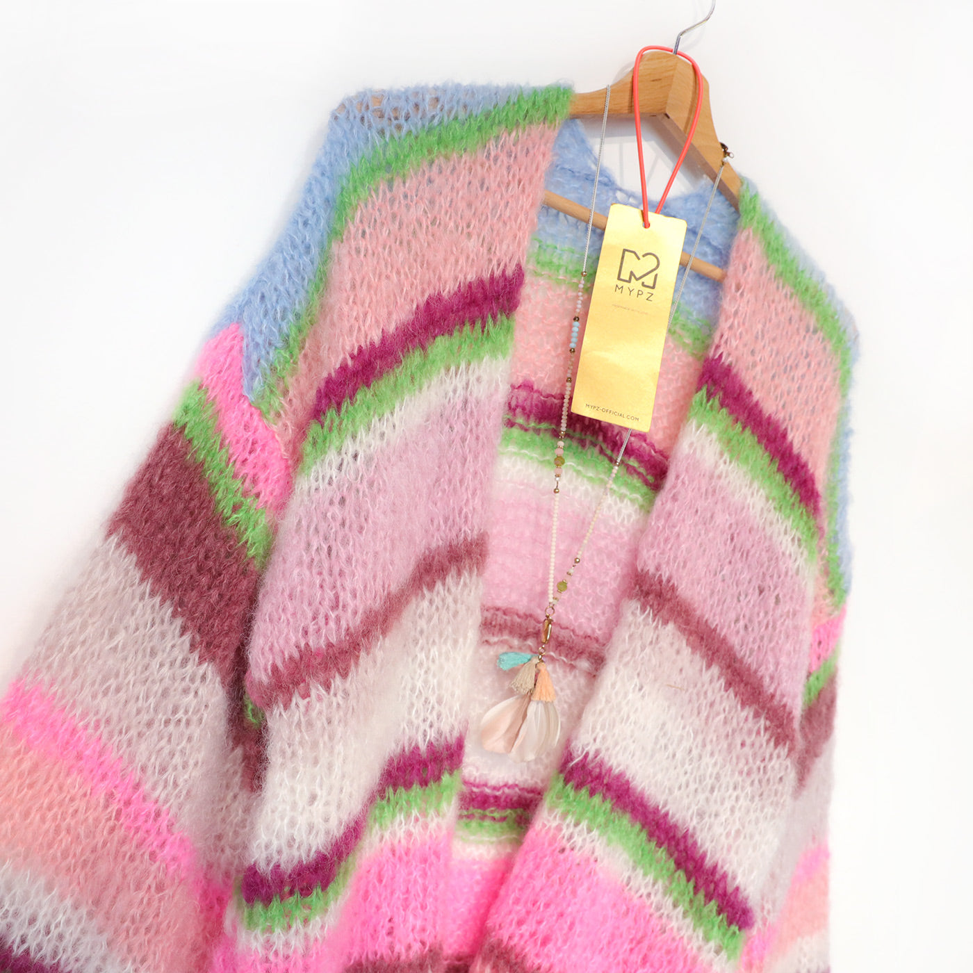 Breipakket – MYPZ Basic Light Mohair Cardigan Candy Clouds No10 (ENG-NL-DE)