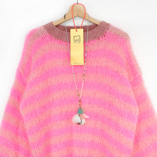 Breipakket– MYPZ Light Mohair Pullover Sweet Bubblegum No8 (ENG-DE-NL)