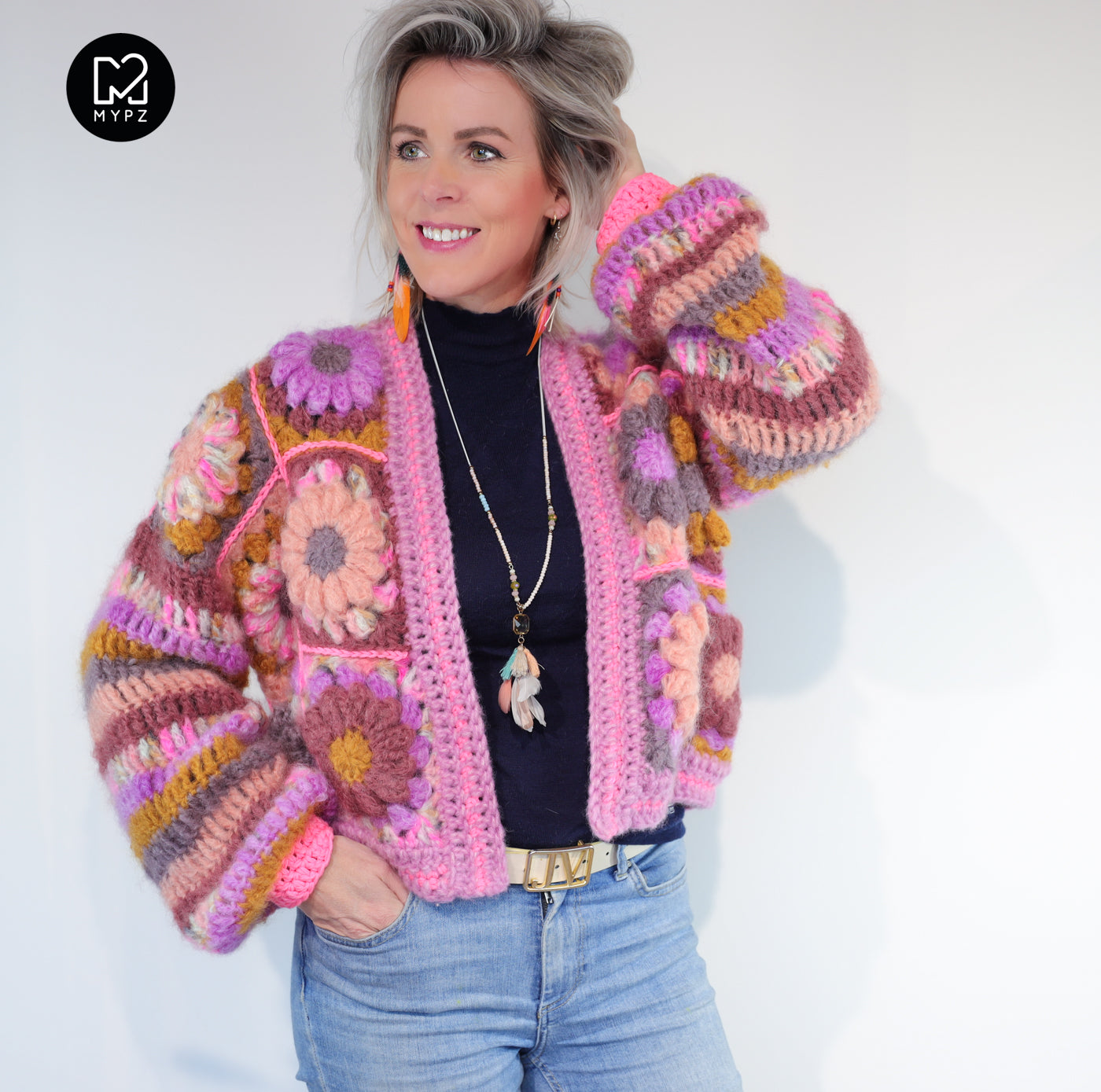 Haakpakket - MYPZ 3D Granny Vest Mona (ENG-NL-DE)