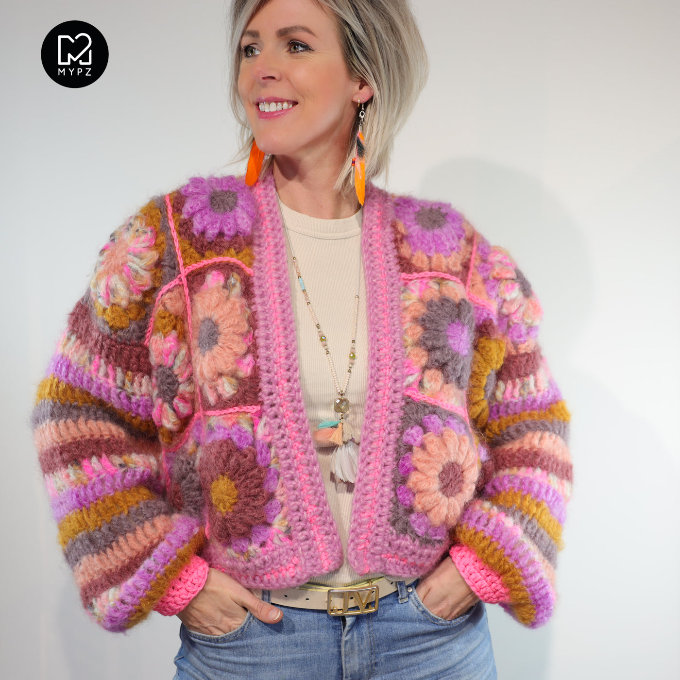 Haakpakket - MYPZ 3D Granny Vest Mona (ENG-NL-DE)