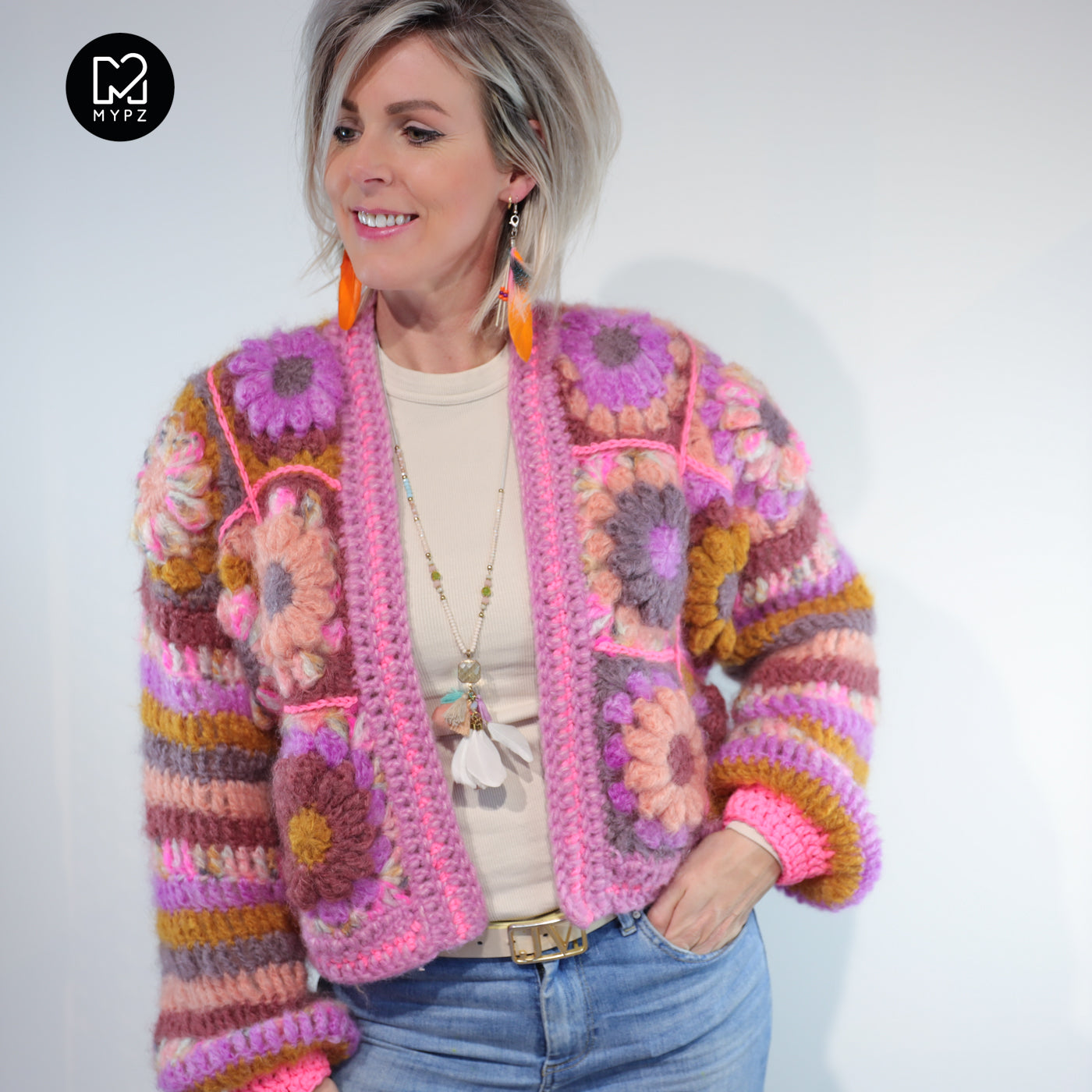 Haakpakket - MYPZ 3D Granny Vest Mona (ENG-NL-DE)