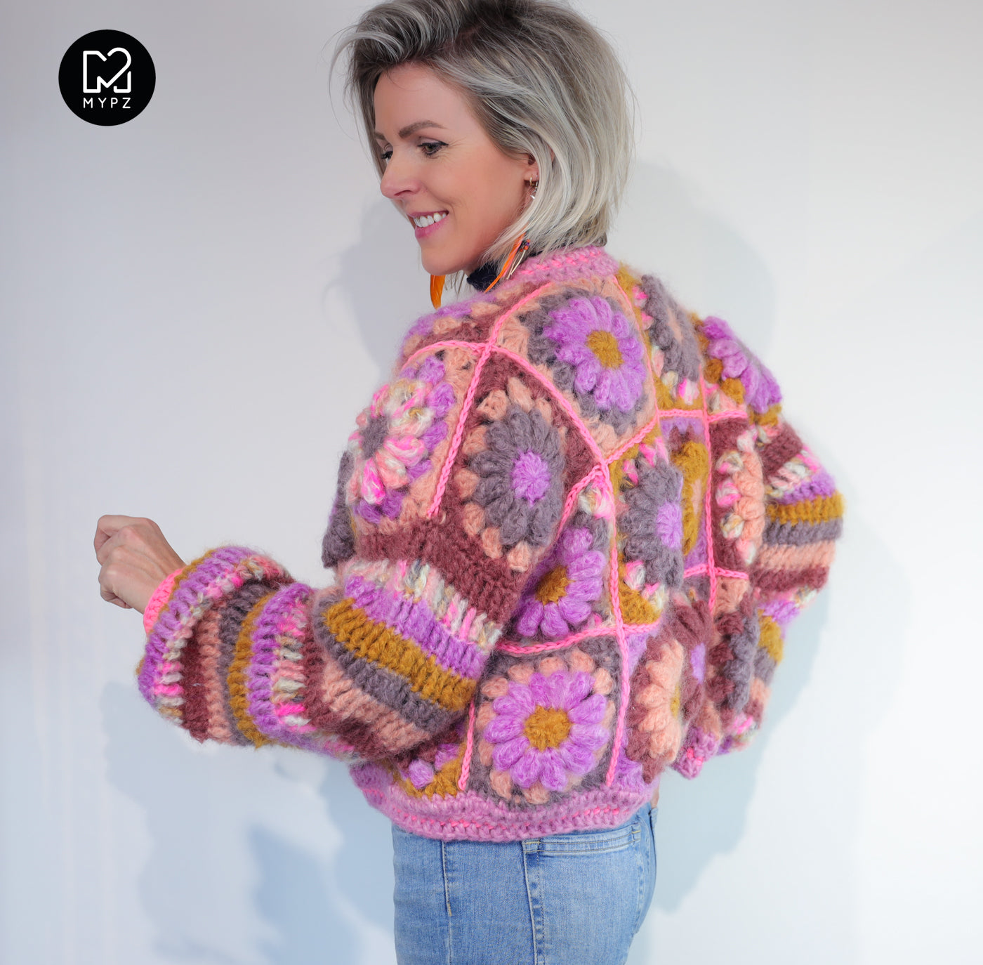 Haakpakket - MYPZ 3D Granny Vest Mona (ENG-NL-DE)