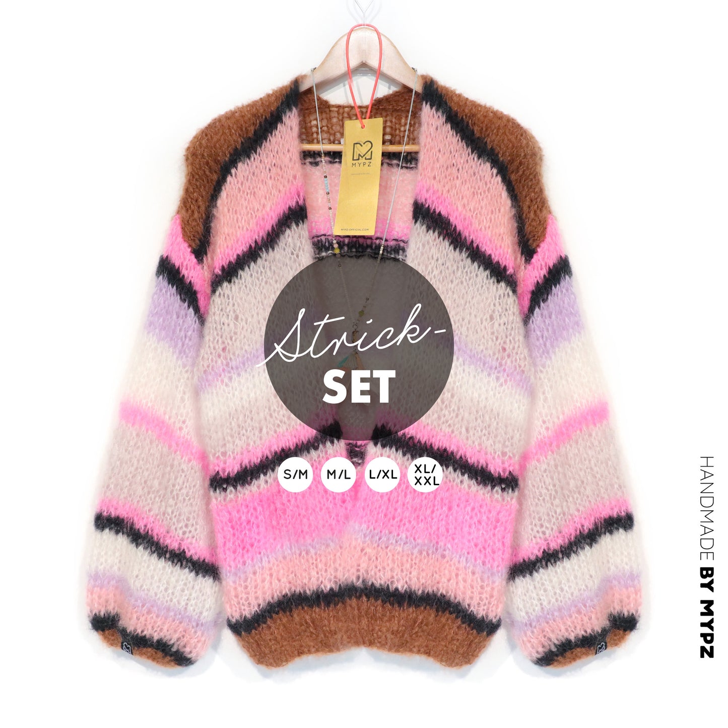 Breipakket – MYPZ Basic Light Mohair Cardigan Jeanie No10 (ENG-NL-DE)
