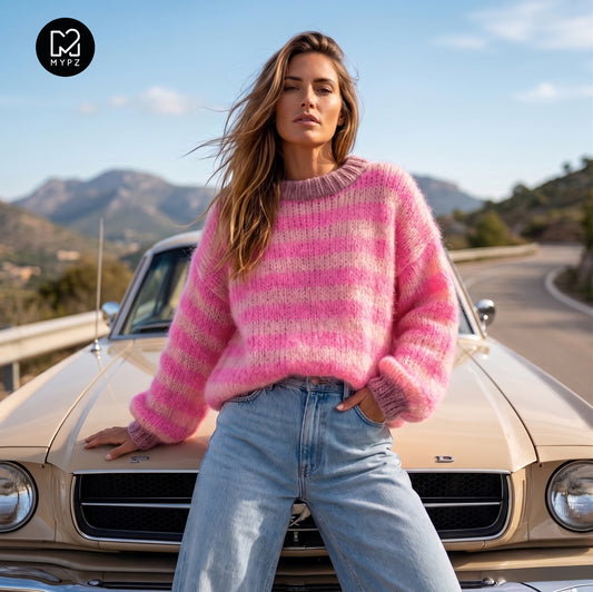 Breipakket– MYPZ Light Mohair Pullover Sweet Bubblegum No8 (ENG-DE-NL)