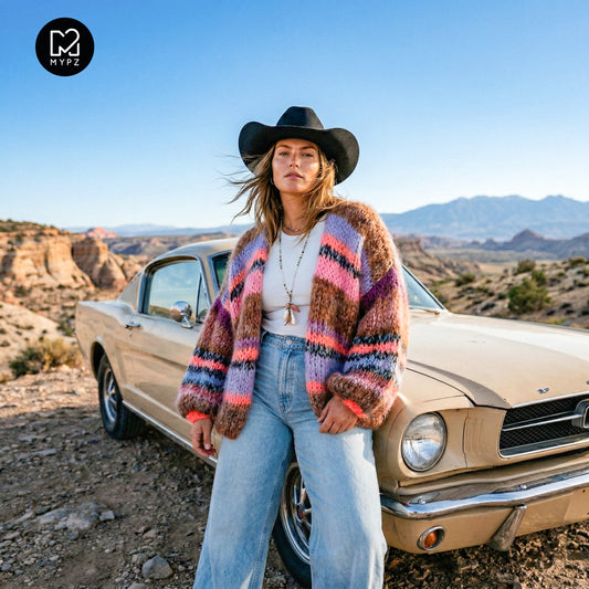 Breipakket – MYPZ Chunky Mohair Vest Tiger No.15 (ENG-NL-DE)