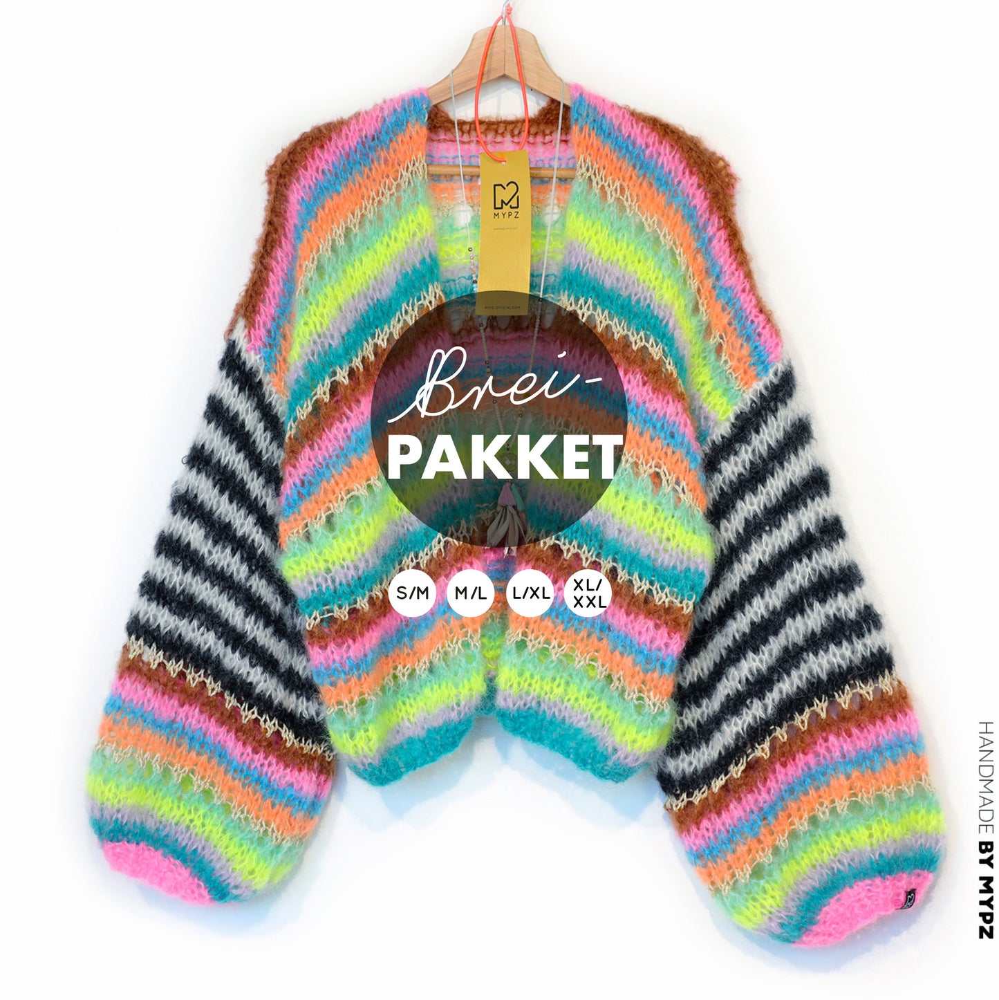 Breipakket – MYPZ Light Mohair Cardigan Magic No10 (ENG-NL-DE)