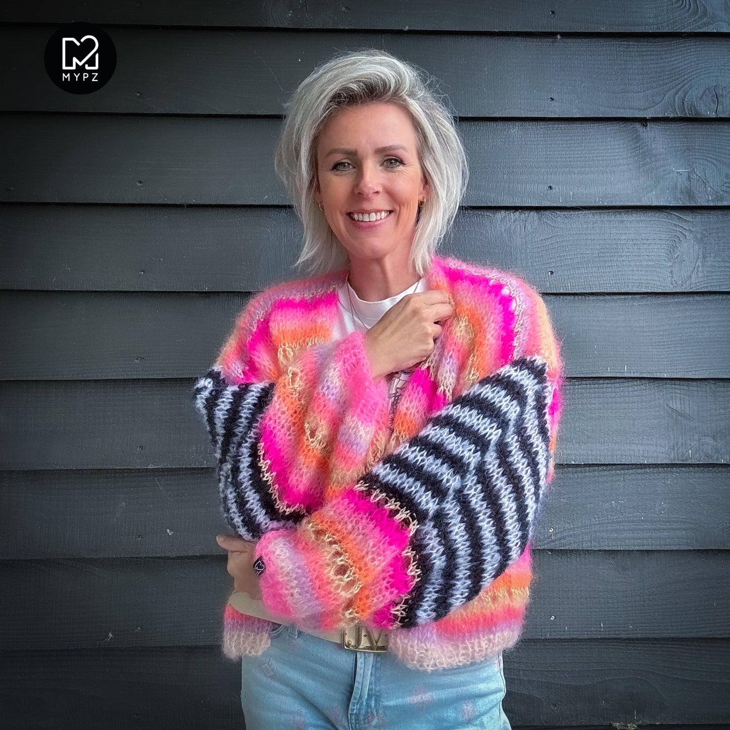 Breipakket – MYPZ Light Mohair Cardigan Pink Magic No10 (ENG-NL-DE)