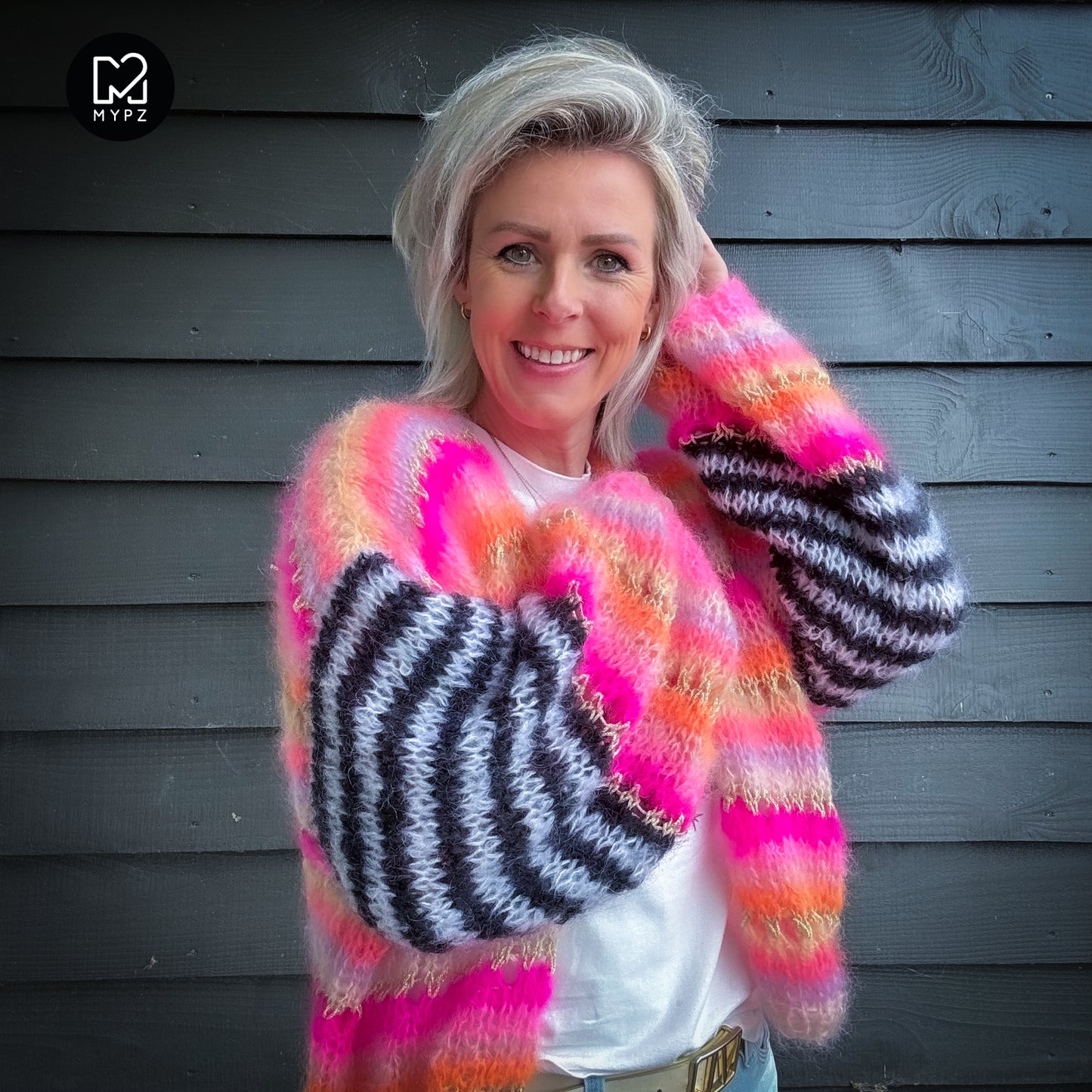Breipakket – MYPZ Light Mohair Cardigan Pink Magic No10 (ENG-NL-DE)
