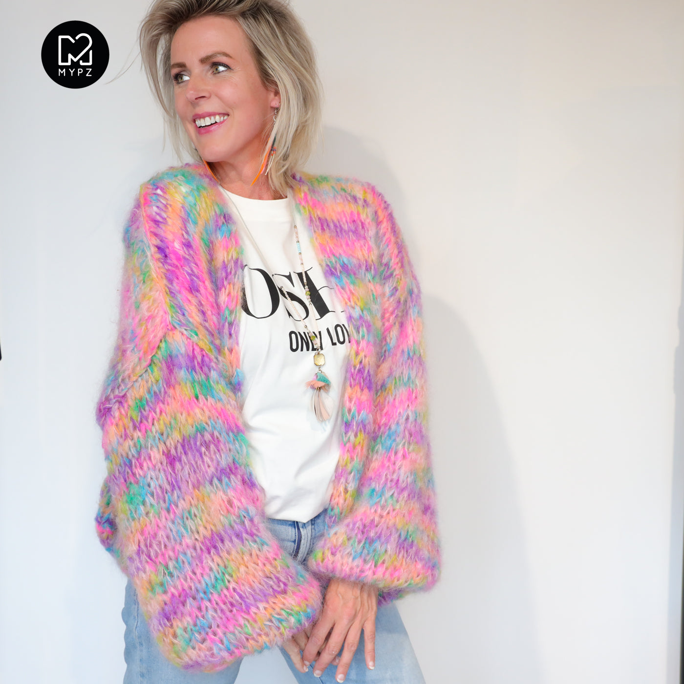 Breipakket – MYPZ Short Chunky Mohair Cardigan Maia No.15 (ENG-NL-DE)