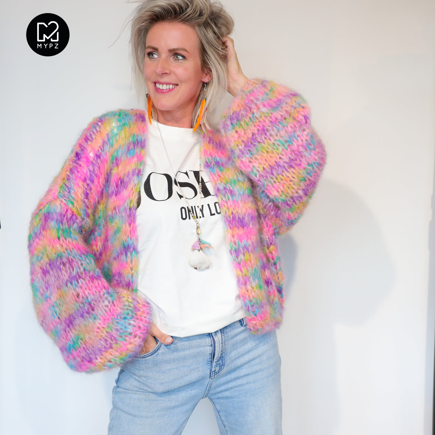 Breipakket – MYPZ Short Chunky Mohair Cardigan Maia No.15 (ENG-NL-DE)