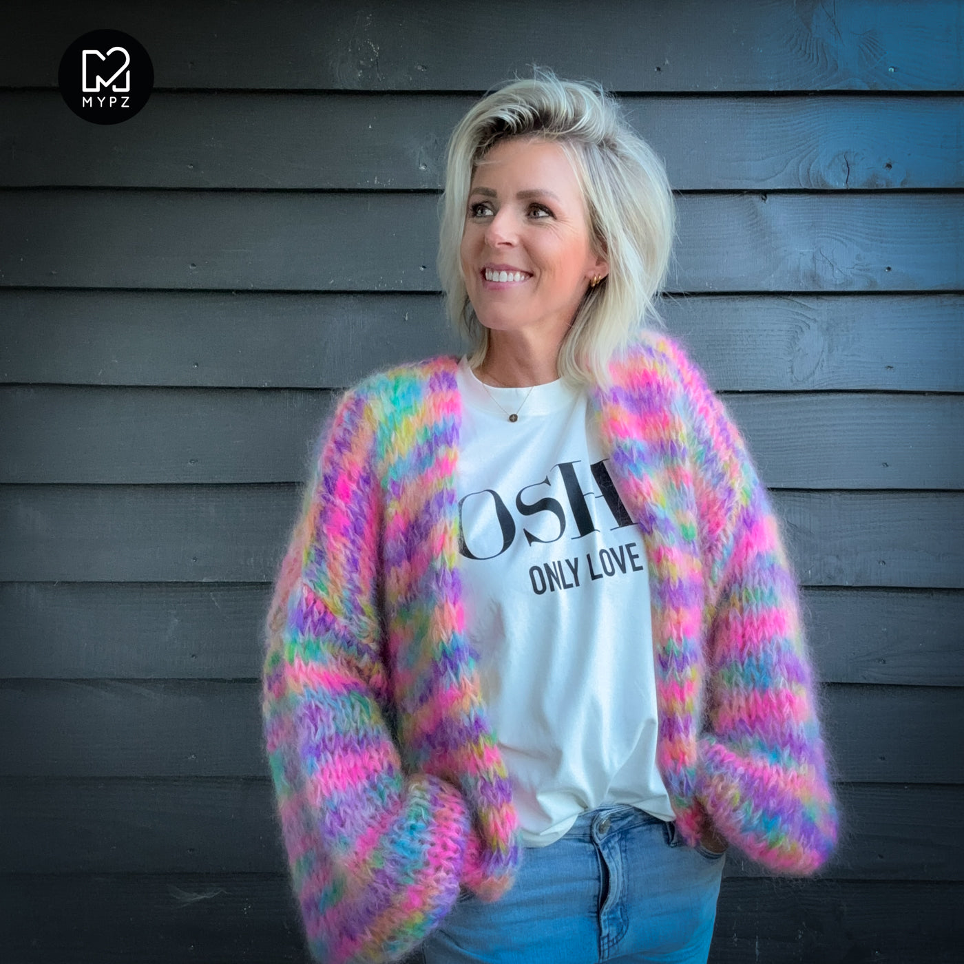 Breipakket – MYPZ Short Chunky Mohair Cardigan Maia No.15 (ENG-NL-DE)