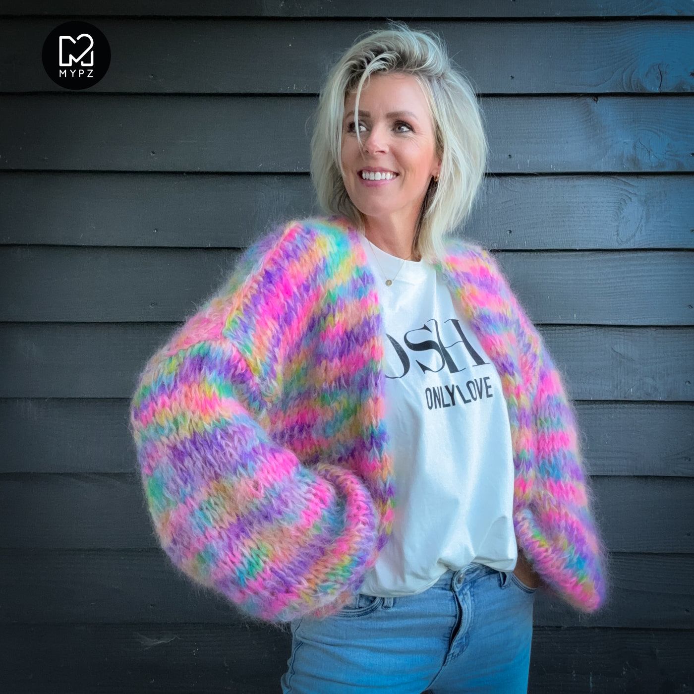Breipakket – MYPZ Short Chunky Mohair Cardigan Maia No.15 (ENG-NL-DE)