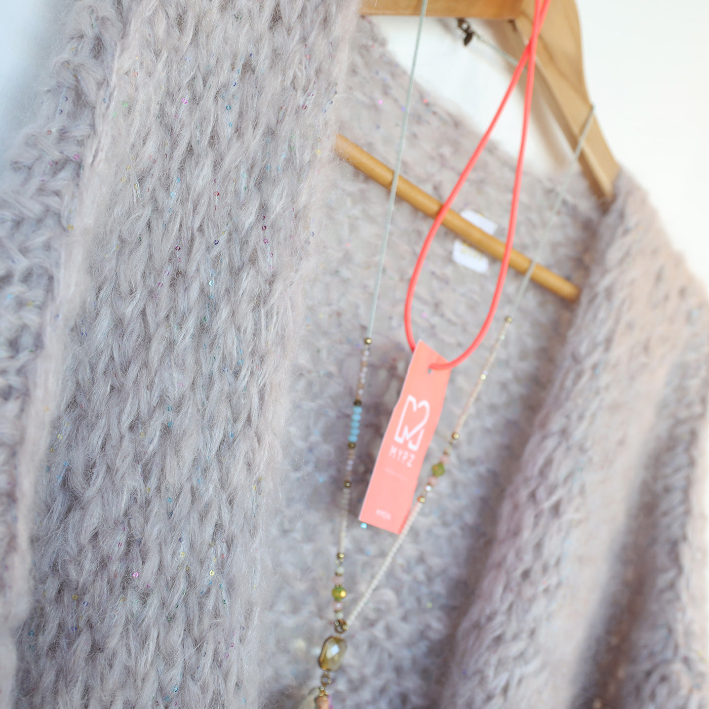 Breipatroon – MYPZ short basic chunky cardigan Sparkling No15 (ENG-NL-DE)
