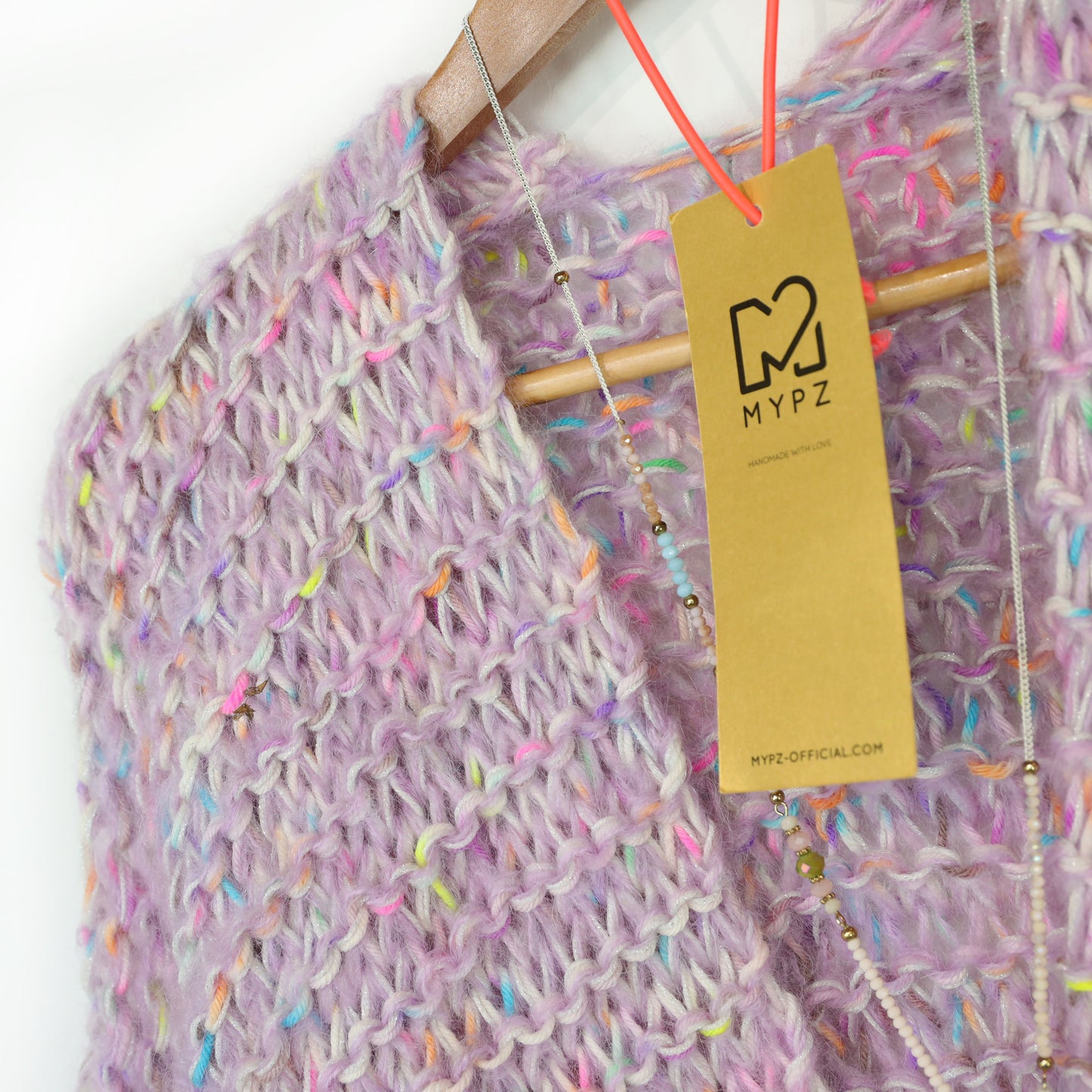 Breipatroon – MYPZ kort Chunky Mohair-Merino Cardigan Confetti Nights No.15 (ENG-NL-DE)