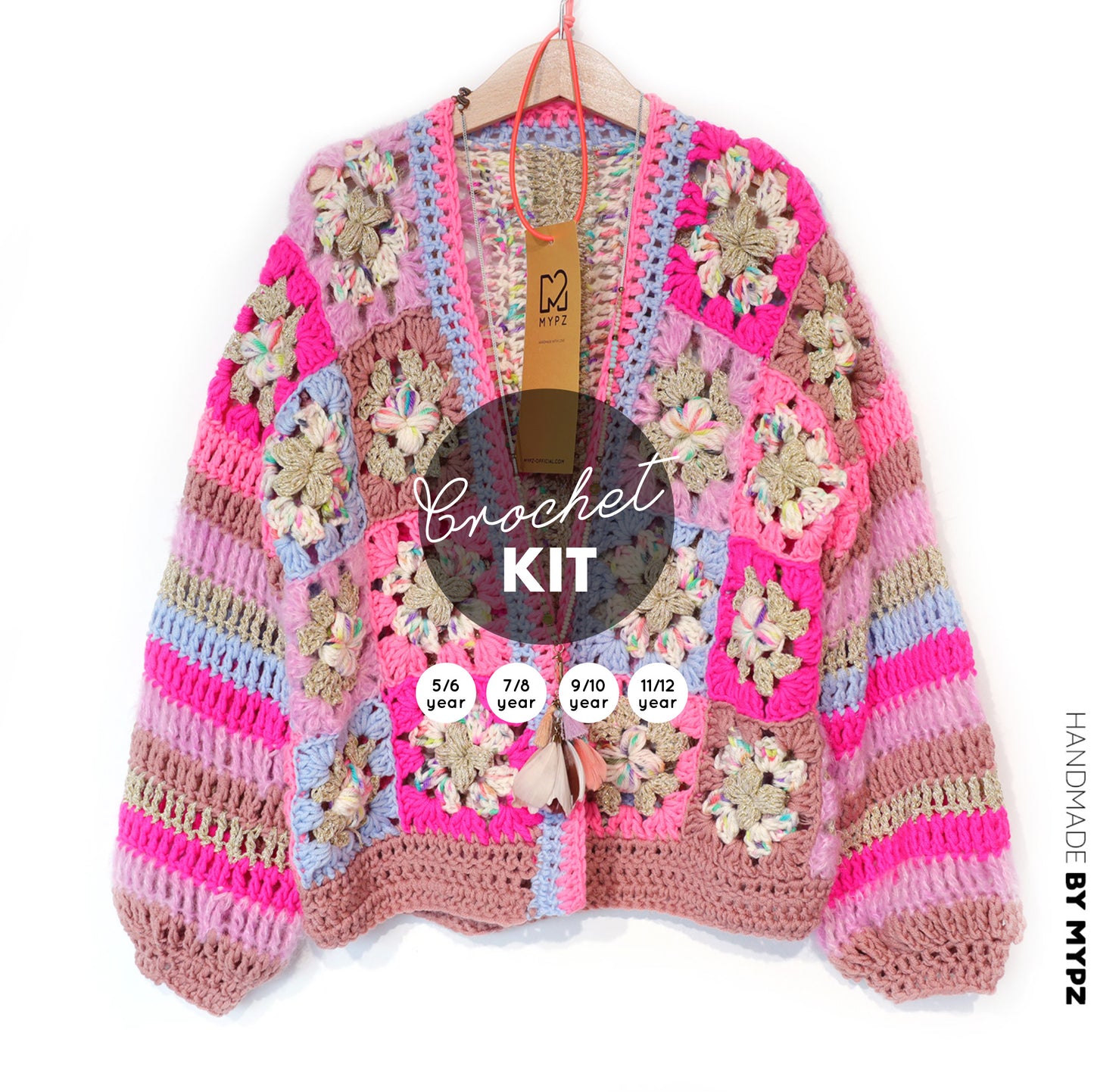 Haakpakket - Flowergranny vestje Fusion voor kinderen