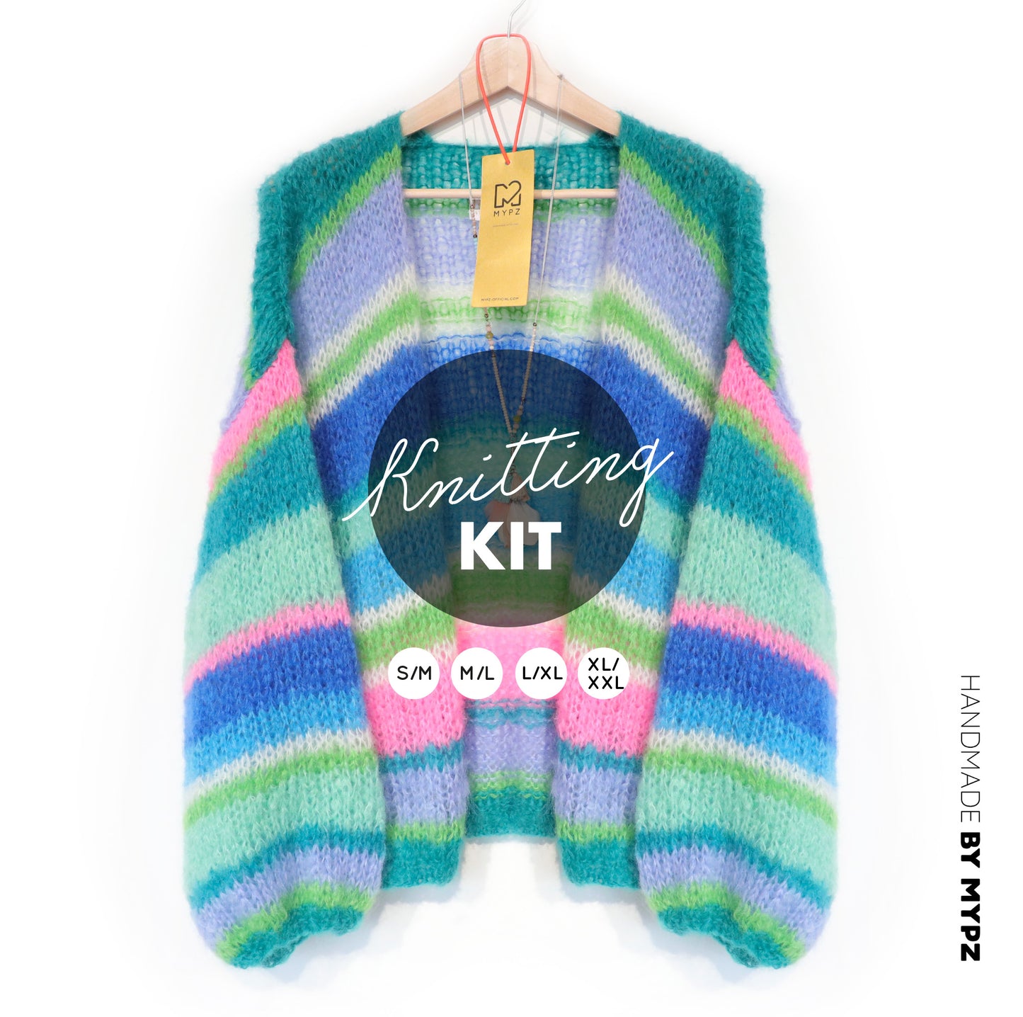 Breipakket – MYPZ Basic Light Mohair Cardigan Shamrock No10 (ENG-NL-DE)