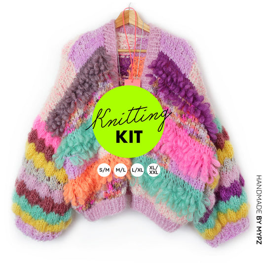 Breipakket - MYPZ kort Chunky mohair vest Rio no10