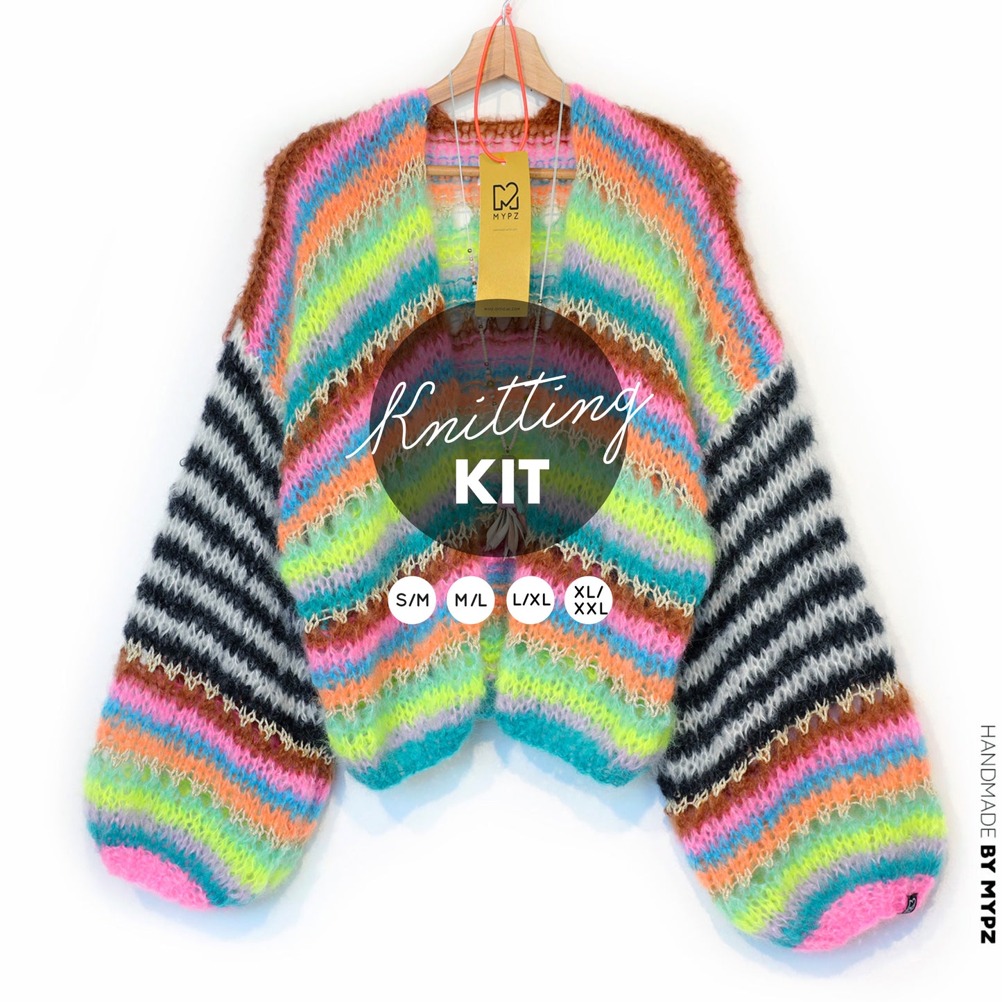 Breipakket – MYPZ Light Mohair Cardigan Magic No10 (ENG-NL-DE)