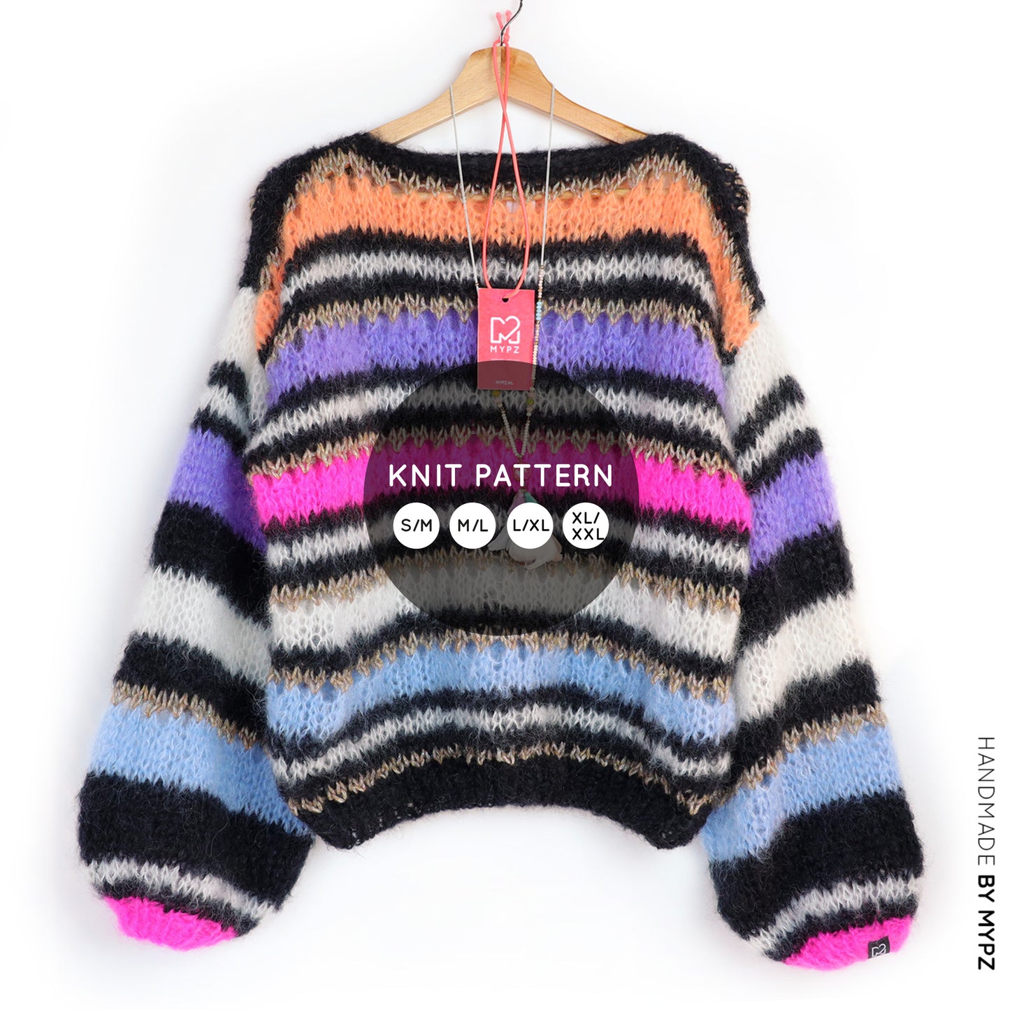 Breipatroon – MYPZ Basic Light Mohair trui Lux No10 (ENG-NL)