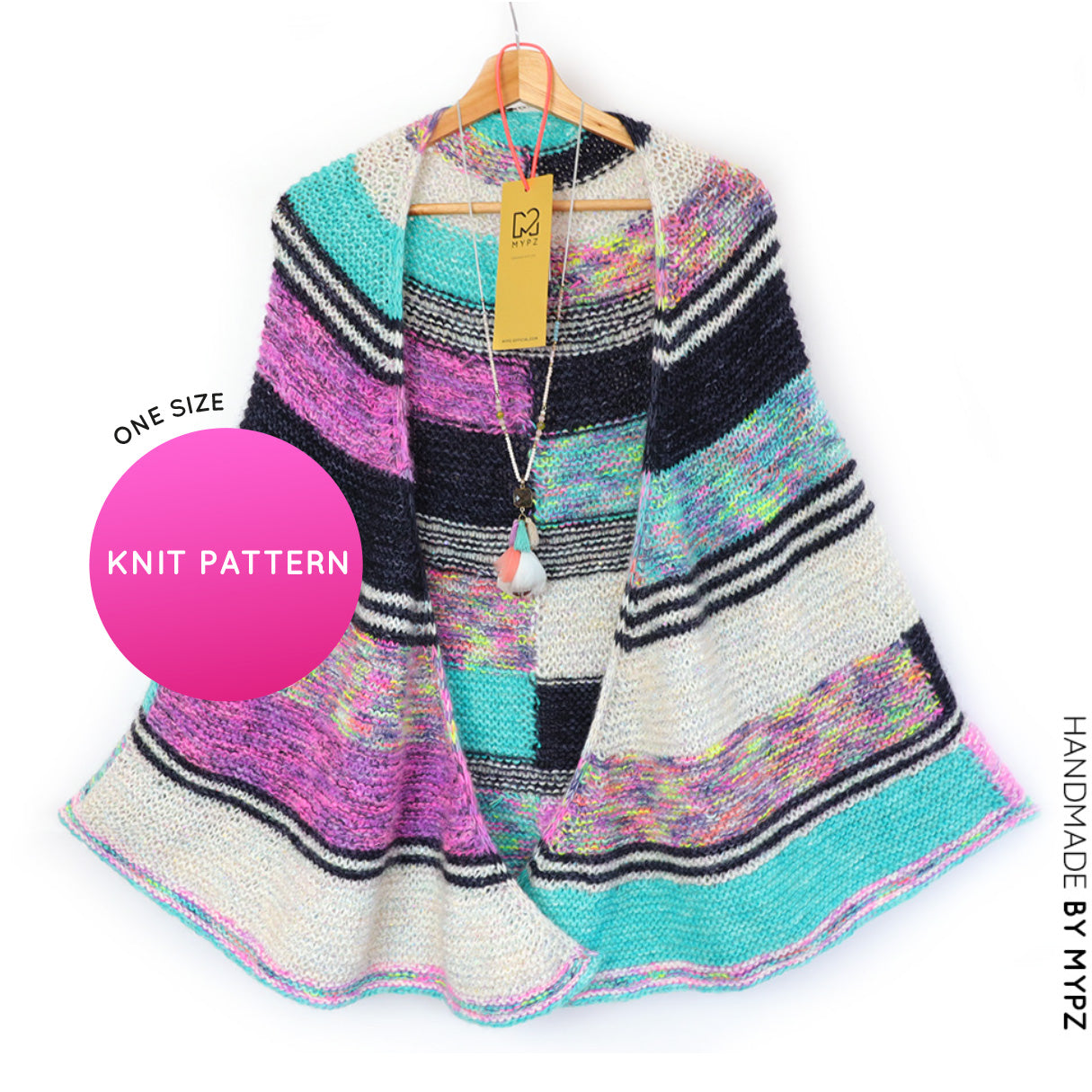 Knitting pattern - Wings of Color Shawl No6 (ENG-NL)