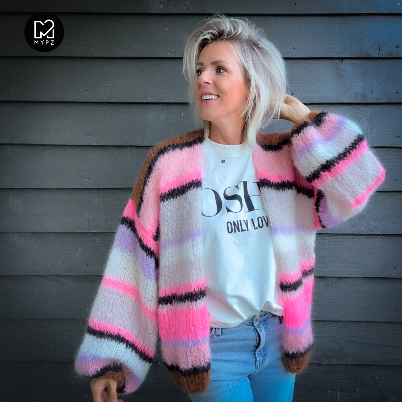 Breipakket – MYPZ Basic Light Mohair Cardigan Jeanie No10 (ENG-NL-DE)