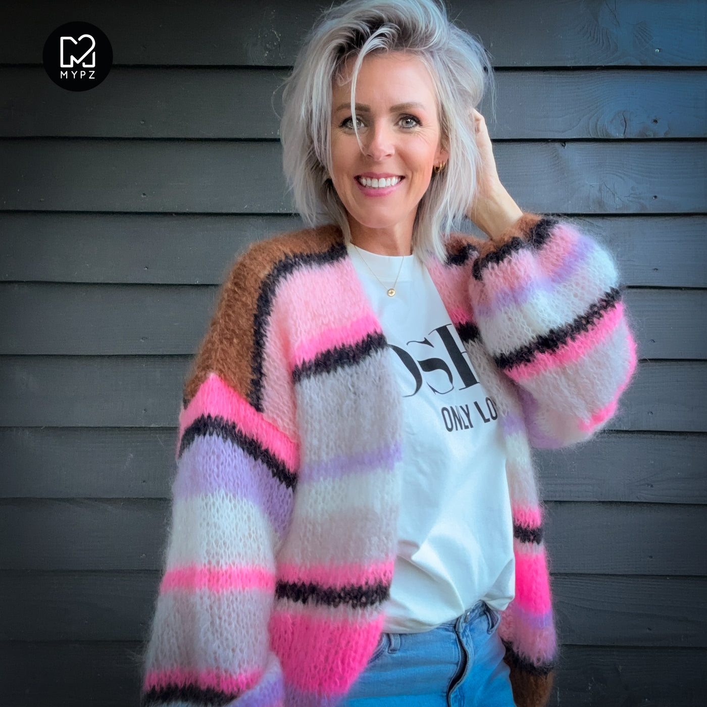 Breipakket – MYPZ Basic Light Mohair Cardigan Jeanie No10 (ENG-NL-DE)