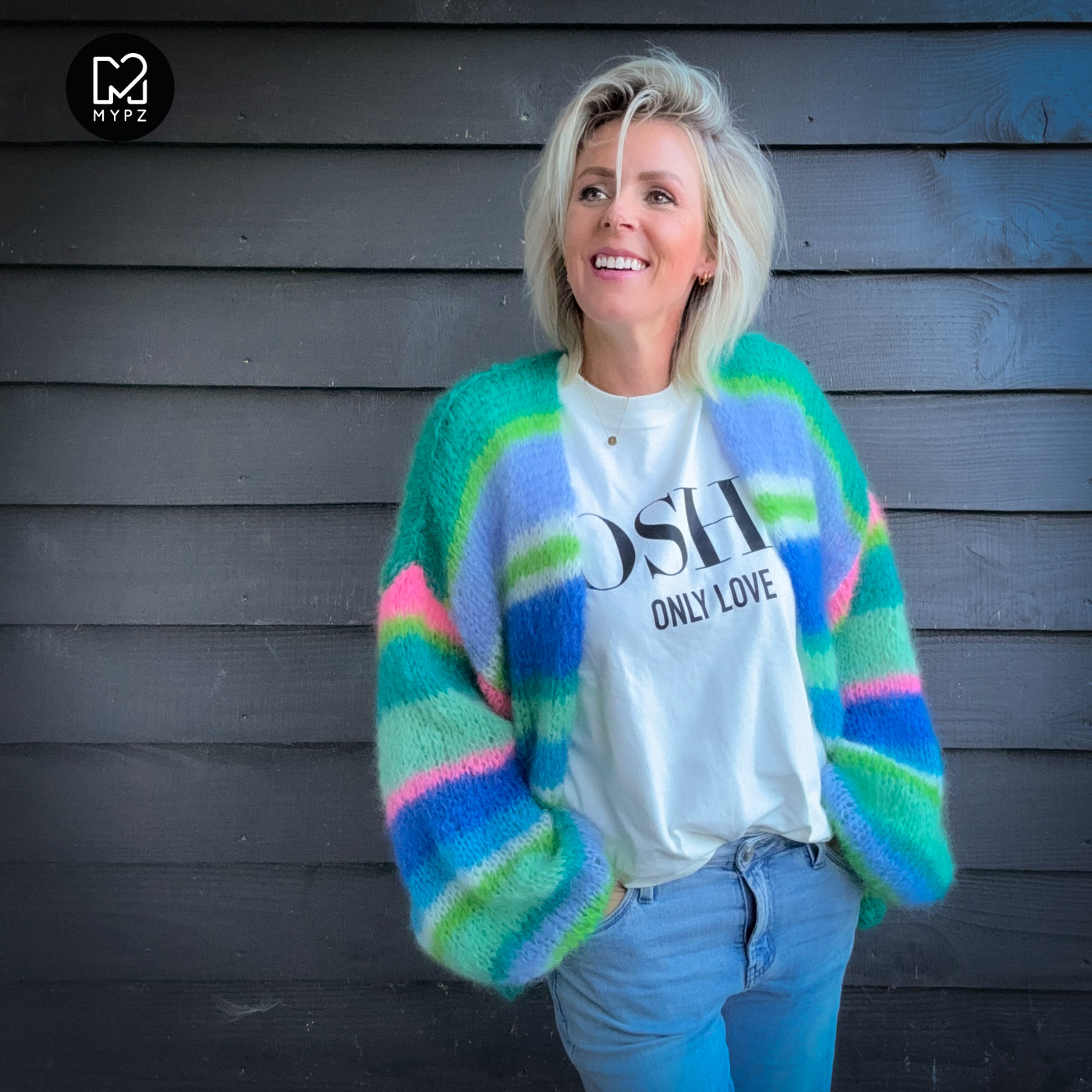 Breipakket – MYPZ Basic Light Mohair Cardigan Shamrock No10 (ENG-NL-DE)