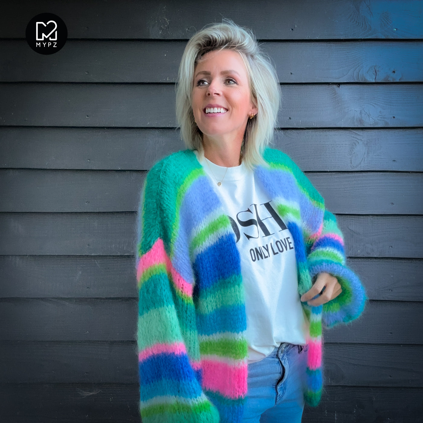Breipakket – MYPZ Basic Light Mohair Cardigan Shamrock No10 (ENG-NL-DE)