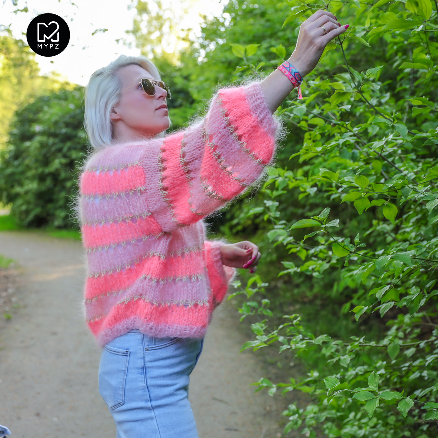 Knitting kit – MYPZ Short Light Mohair Cardigan Summerflow No10 (ENG-NL-DE)