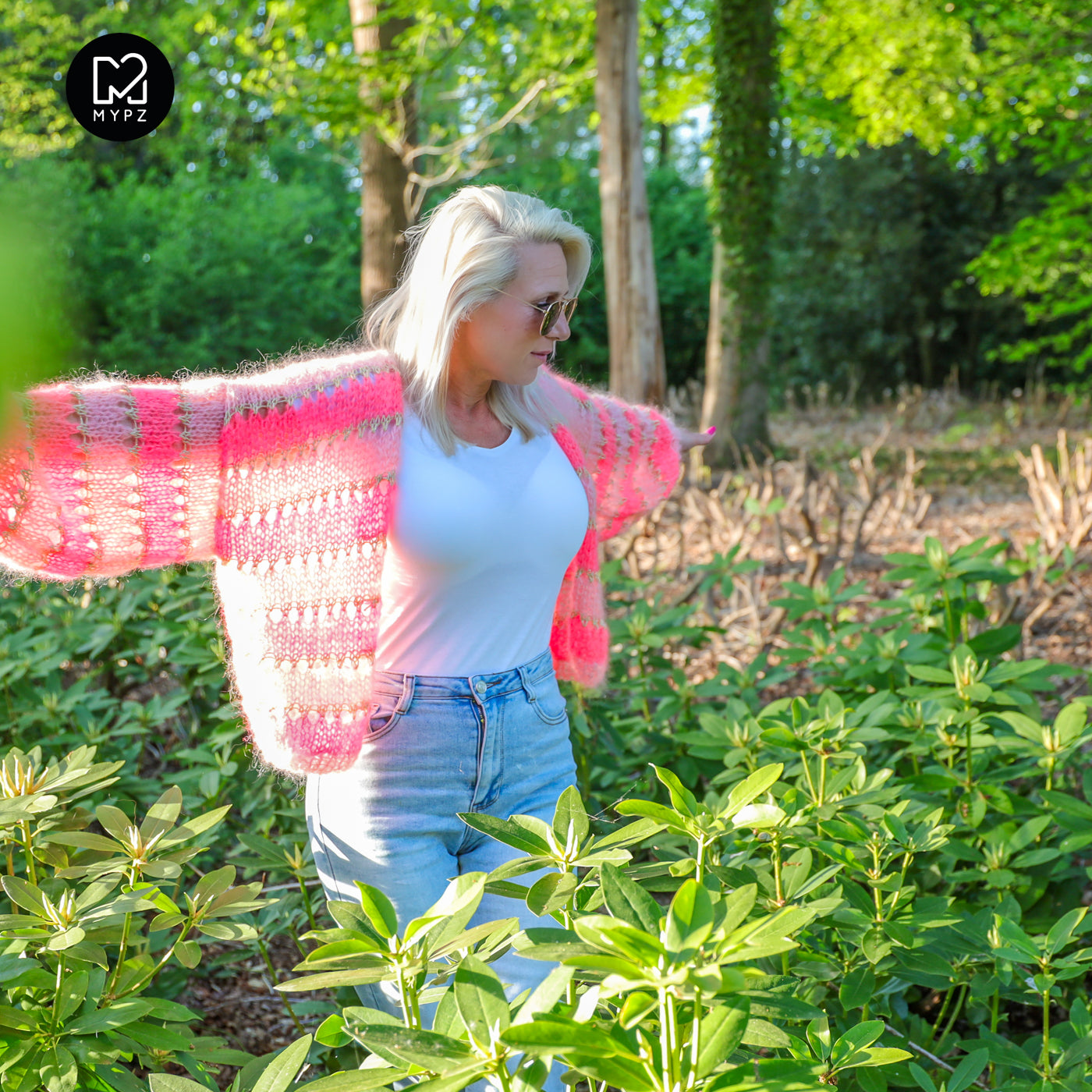Knitting kit – MYPZ Short Light Mohair Cardigan Summerflow No10 (ENG-NL-DE)