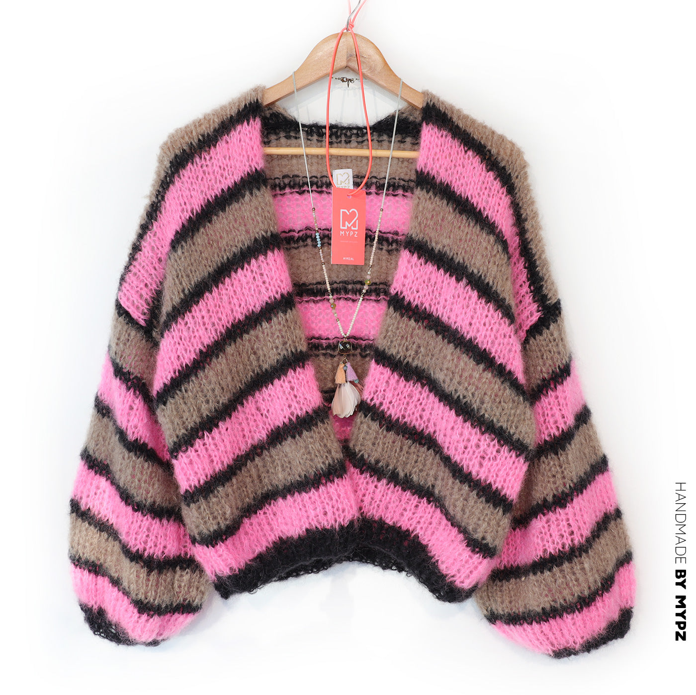 Breipatroon – MYPZ kort Light Mohair vest Zumy No10 (ENG-NL-DE)