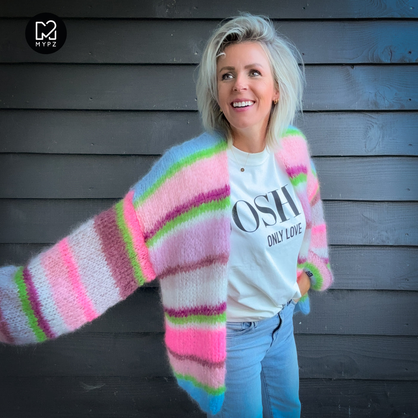 Breipakket – MYPZ Basic Light Mohair Cardigan Candy Clouds No10 (ENG-NL-DE)