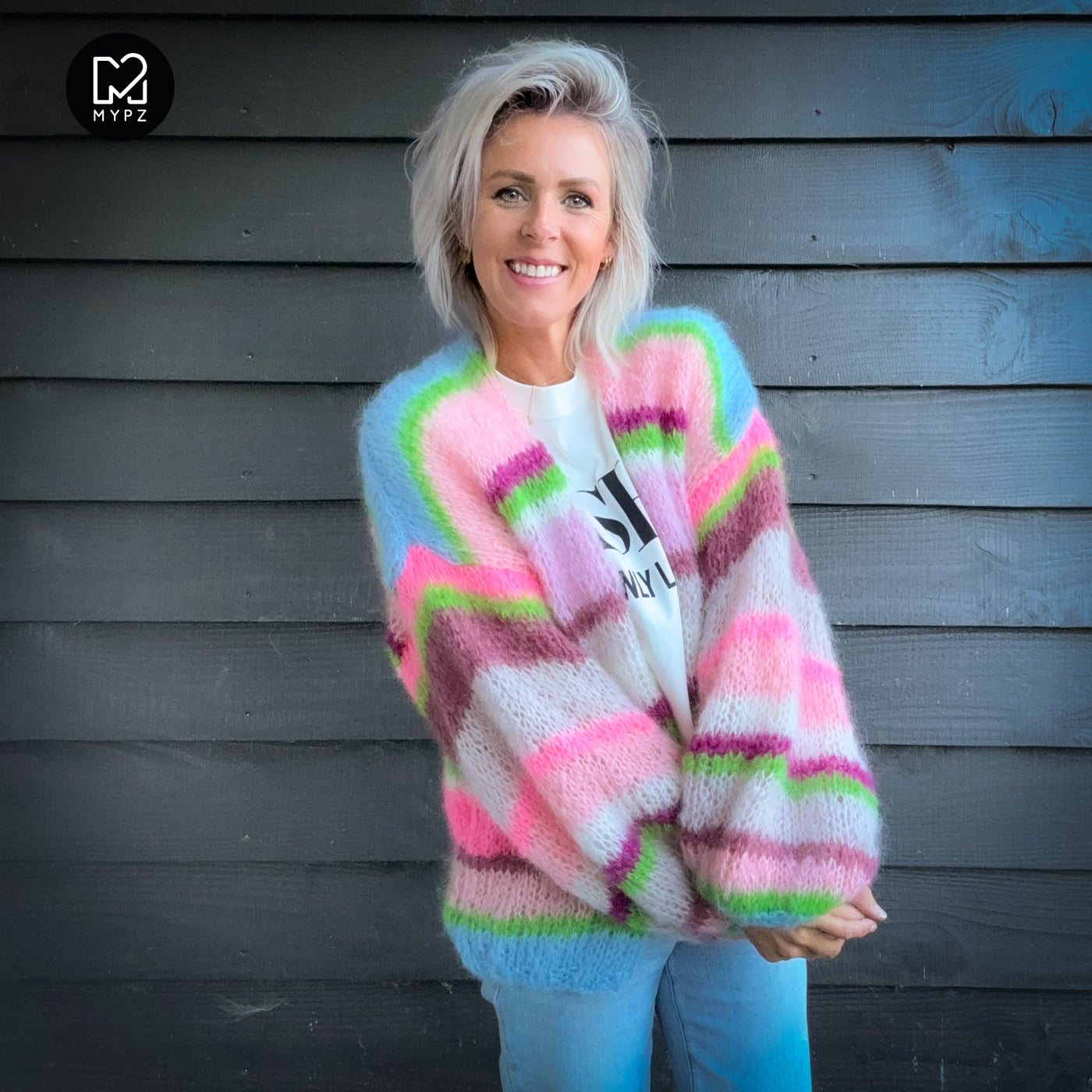 Breipakket – MYPZ Basic Light Mohair Cardigan Candy Clouds No10 (ENG-NL-DE)