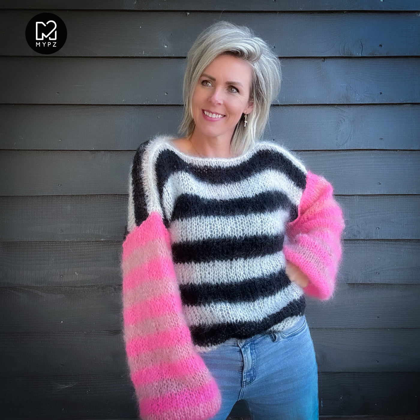 Breipakket – MYPZ Basic Light Mohair Pullover Melon-Candy no10 (ENG-NL-DE)