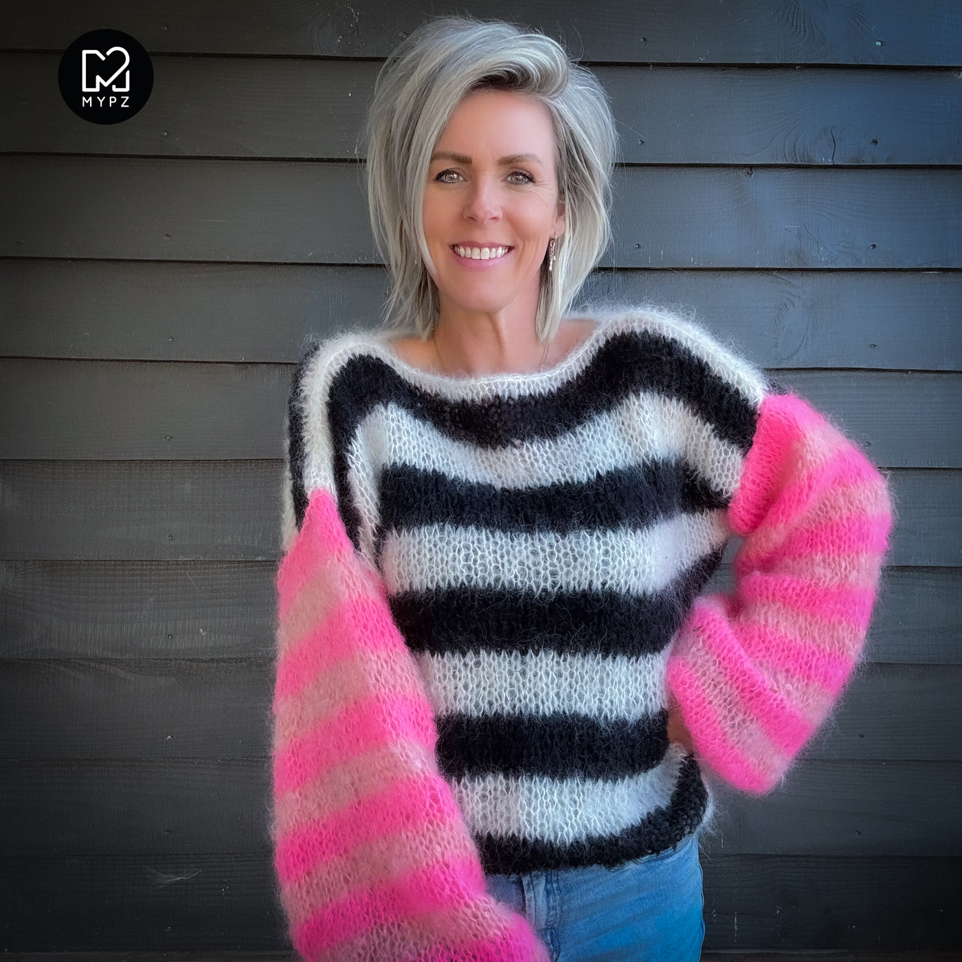 Breipakket – MYPZ Basic Light Mohair Pullover Melon-Candy no10 (ENG-NL-DE)