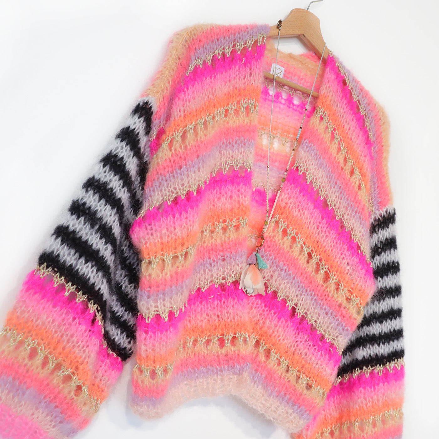 Breipakket – MYPZ Light Mohair Cardigan Pink Magic No10 (ENG-NL-DE)