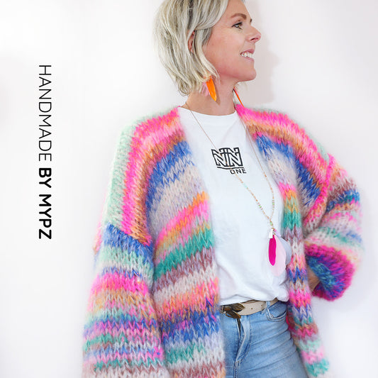 Breipakket – MYPZ Chunky Mohair vest Blue Elegance No.15 (ENG-NL)