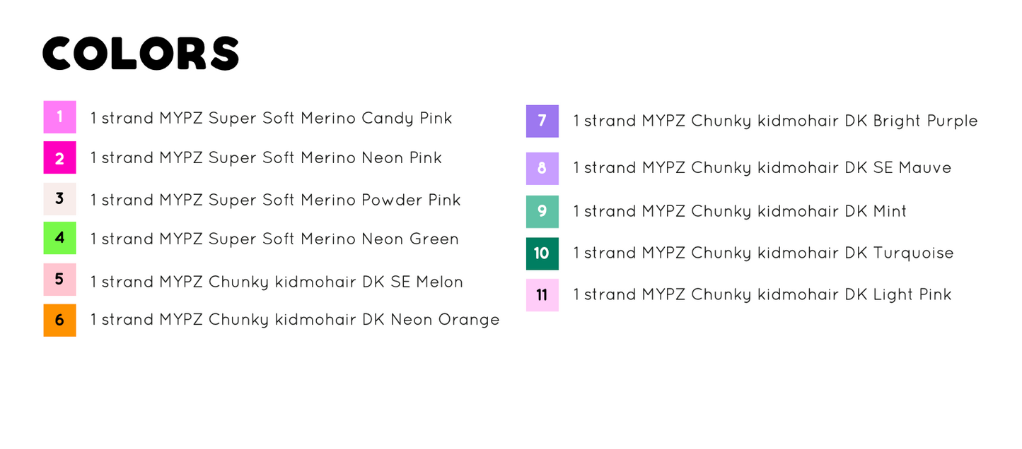 Breipatroon – Chunky Mohair Trui Pink Sugar No.6 (ENG-NL-DE)
