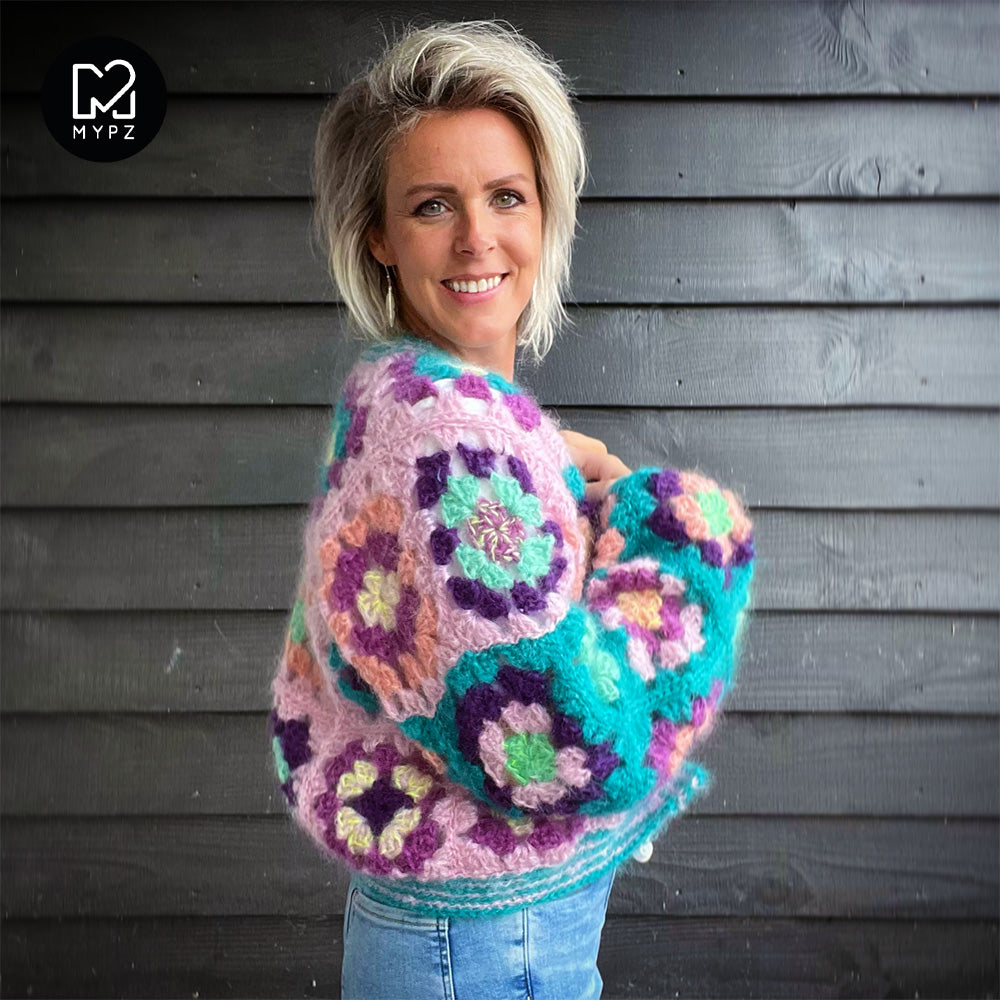 Haakpatroon - MYPZ Granny square bomber vest Hailey (ENG-NL)