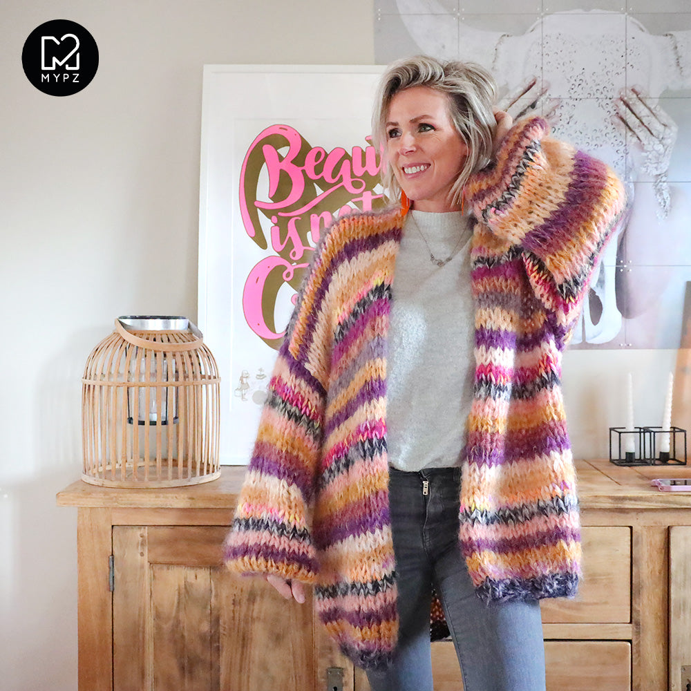 Breipakket – MYPZ Chunky Mohair Vest Golden Brown No.15 (ENG-NL)