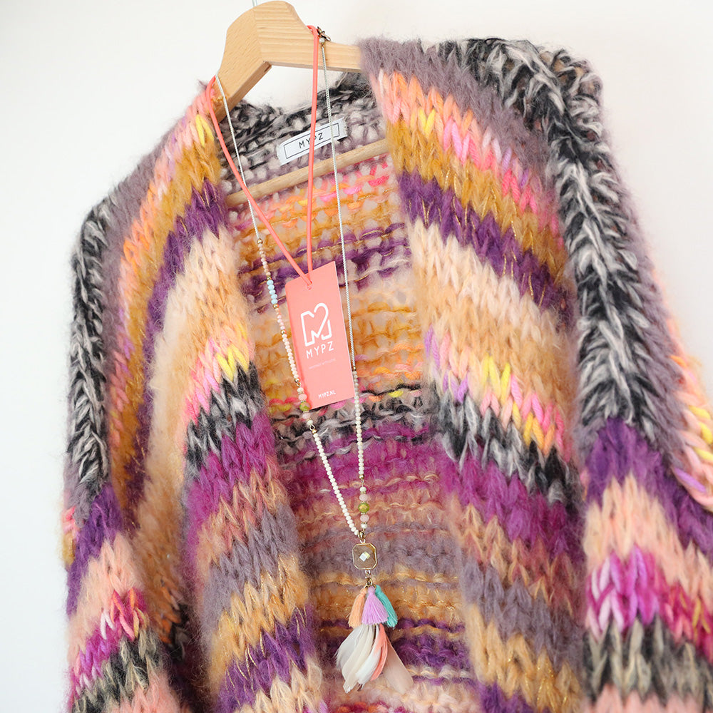 Breipakket – MYPZ Chunky Mohair Vest Golden Brown No.15 (ENG-NL)